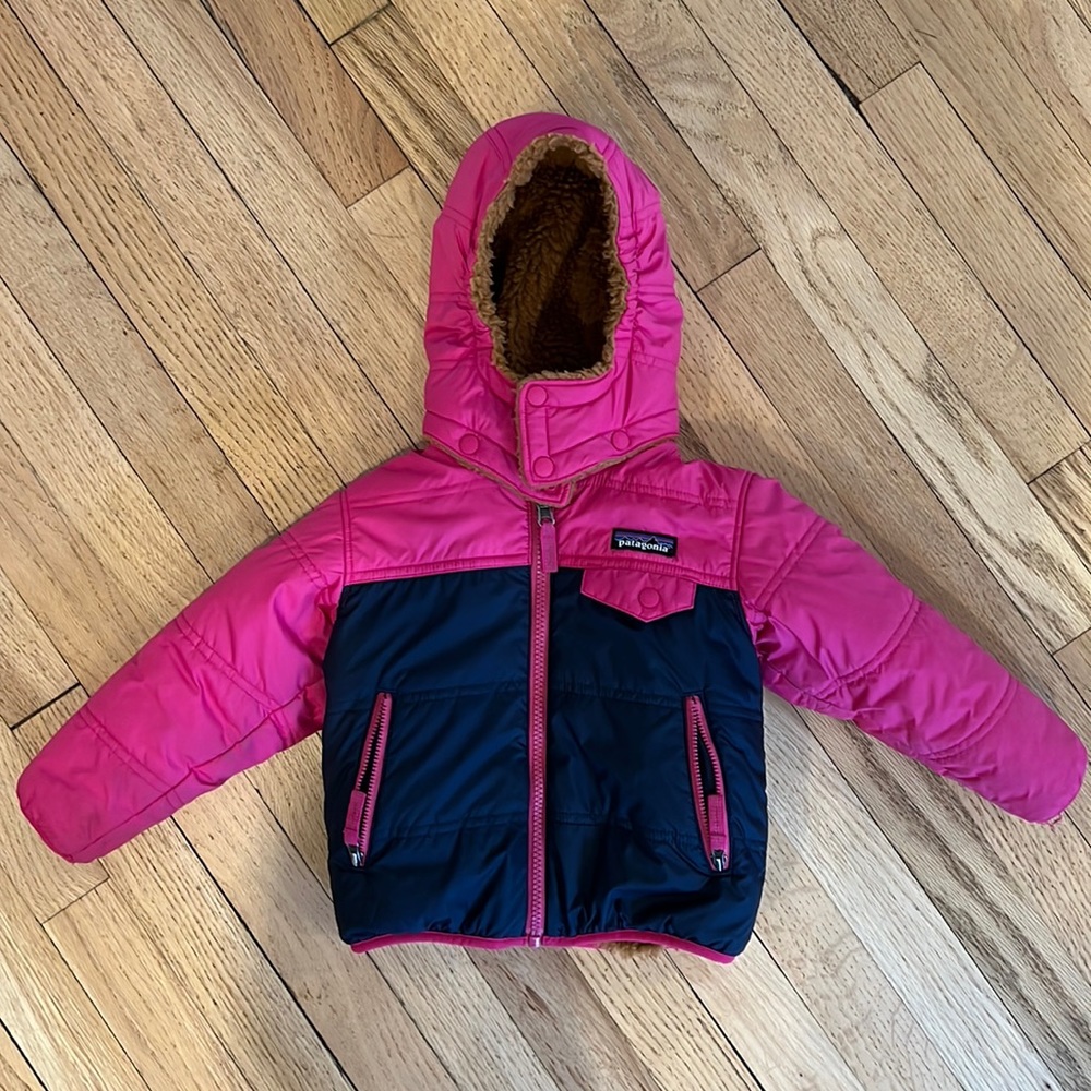 Patagonia tribbles reversible winter jacket 2t